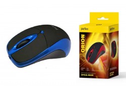 Мышь проводная Perfeo "ORION", 3 кн, DPI 1000, USB PF_A4792 (черно-синий)