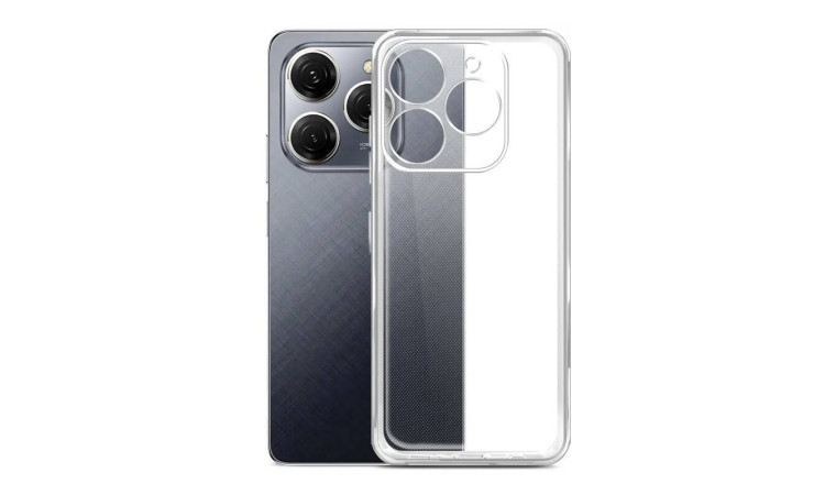 Чехол для Techno Spark 20 Pro Plus ультратонкий 0,3мм (прозрачный)