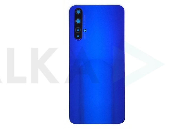Задняя крышка для Huawei Honor 20 + стекло камеры (синий) HQ