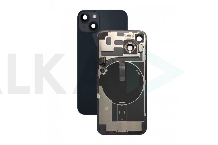 Корпус для iPhone 14 Midnight (задняя крышка с магнитом + рамка)
