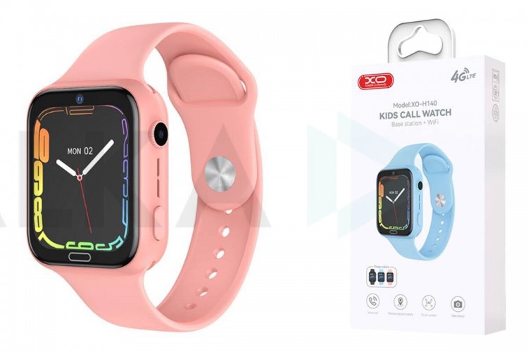 Смарт часы XO H140 Kids 4G (Asia Version) Pink