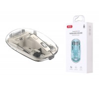 Мышь беспроводная XO M12 Bluetooth wireless transparent mouse Off-White