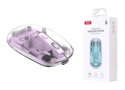 Мышь беспроводная XO M12 Bluetooth wireless transparent mouse Purple