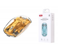 Мышь беспроводная XO M12 Bluetooth wireless transparent mouse Yellow