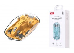 Мышь беспроводная XO M12 Bluetooth wireless transparent mouse Yellow