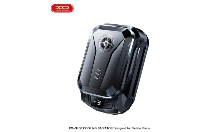 Игровой кулер XO SL06 Portable Rechargeable Battery Model Digital Intelligent Semiconductor Heat Sink (External Back Coin Battery 1500mAh) Black Игровой кулер XO SL06 Portable Rechargeable Battery Model Digital Intelligent Semiconductor Heat Sink (External Back Coin Battery 1500mAh) Black