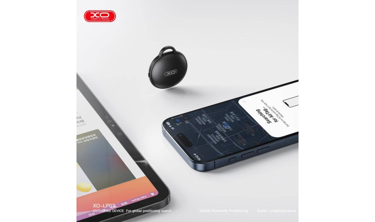 Беспроводная метка AirTag XO LP03 Loss Prevention Locator (Apple MFI Certified for Apple System Devices) Single Pack Black Беспроводная метка AirTag XO LP03 Loss Prevention Locator (Apple MFI Certified for Apple System Devices) Single Pack Black