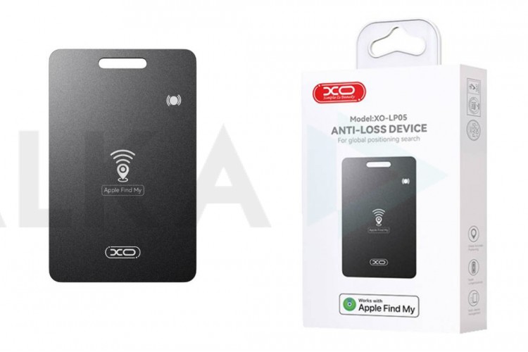 Беспроводная метка AirTag XO LP05 Ultra-thin Card Model Loss Prevention Device Locator (Apple MFI certified for Apple system devices)