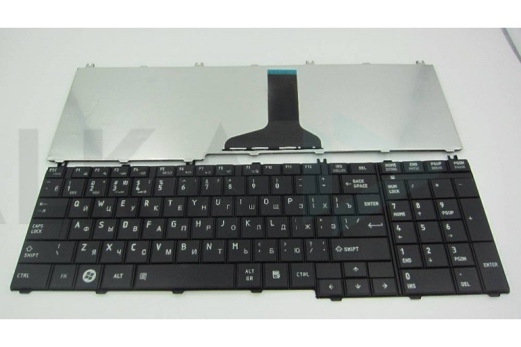 Клавиатура для ноутбука Toshiba Satellite C650, C660, L650, L670, L750 черная