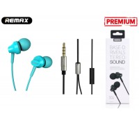 Наушники вакуумные проводные Remax RM-501 Earphone blue