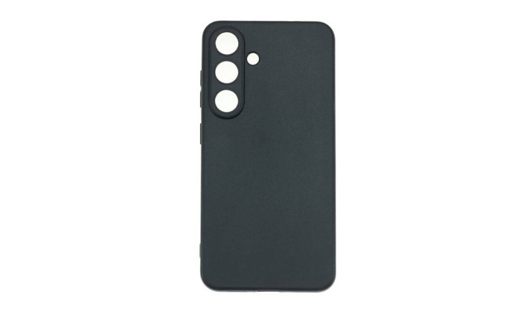 Чехол для Samsung S25 тонкий (черный)