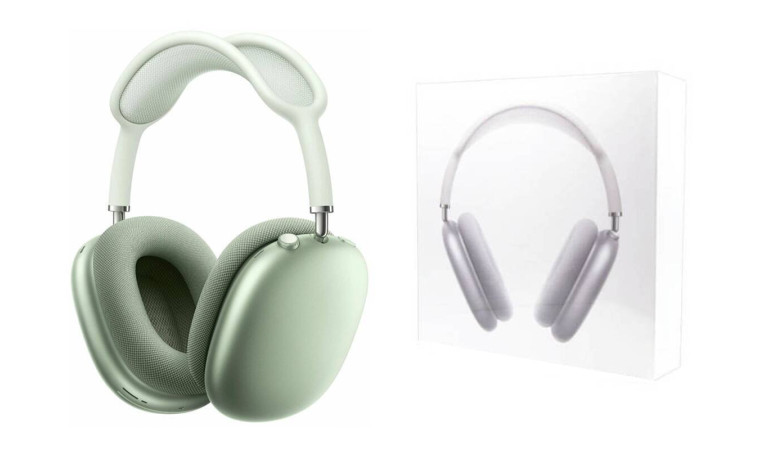 Наушники мониторные беспроводные AirPods Max A3184 (copy orig.) (голубые)
