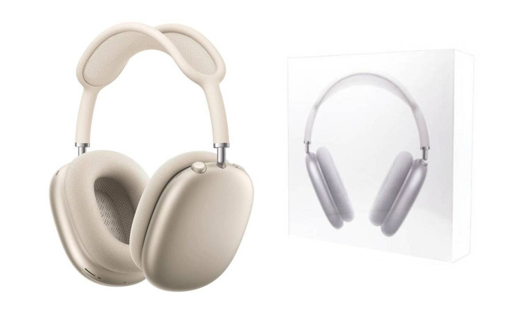 Наушники мониторные беспроводные AirPods Max (copy orig.) (звездный свет) starlight Наушники мониторные беспроводные AirPods Max (copy orig.) (звездный свет) starlight
