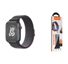 Ремешок для Apple Watch HOCO WA25 Original series nylon strap (38/40/41 мм) черно-синий
