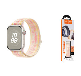Ремешок для Apple Watch HOCO WA25 Original series nylon strap (38/40/41 мм) звездно-розовый
