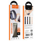 Ремешок для Apple Watch HOCO WA25 Original series nylon strap (38/40/41 мм) темно-зеленый с оранжевым