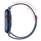 Ремешок для Apple Watch HOCO WA25 Original series nylon strap (42/44/45/49 мм)темно-зеленый с оранжевым