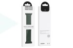 Ремешок для Apple Watch HOCO WA21 Flexible series second-generation chain magnetic silicone strap (42/44/45/49 мм) елово-зеленый