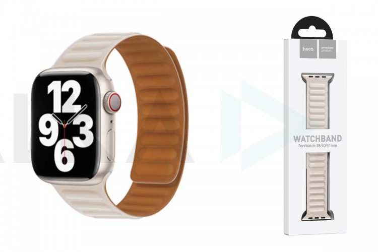 Ремешок для Apple Watch HOCO WA21 Flexible series second-generation chain magnetic silicone strap (38/40/41 мм) звездный
