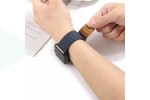 Ремешок для Apple Watch HOCO WA21 Flexible series second-generation chain magnetic silicone strap (42/44/45/49 мм) черный