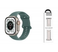 Ремешок для Apple Watch HOCO WA15 Flexible series 8-character buckle solid color silicone strap (42/44/45/49 мм) люцерна