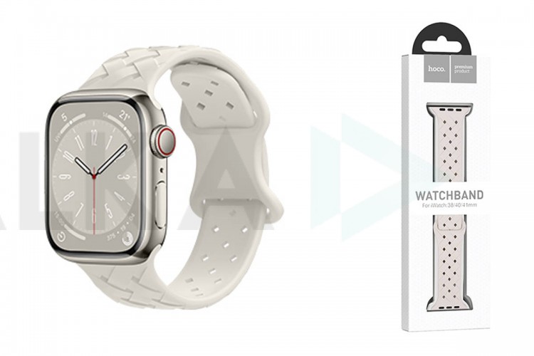 Ремешок для Apple Watch HOCO WA16 Flexible series bamboo pattern solid color silicone strap (42/44/45/49 мм) звездный