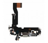 Шлейф для iPhone 12/ 12 Pro с разъемом зарядки (белый) org разбор