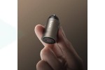 Автомобильное зарядное устройство АЗУ USB-C + кабель Lightning - Type-C HOCO Z62A Energy PD30W (золотой)
