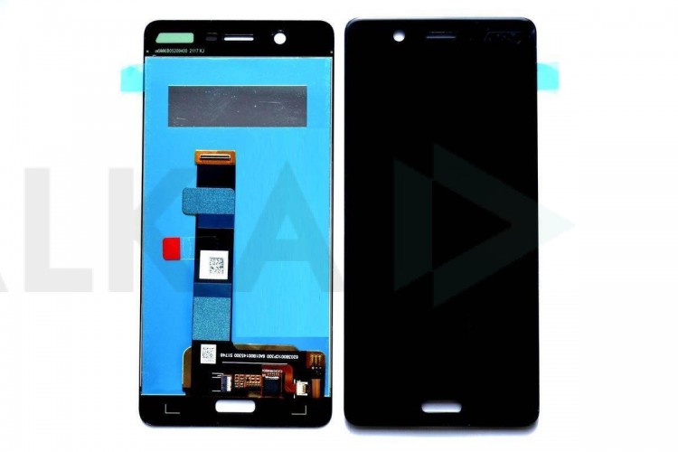 Дисплей для Nokia 5 (TA-1053/ TA-1044/ TA-1027/ TA-1024) в сборе с тачскрином (черный)