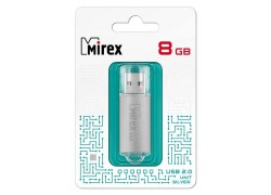 Флешка USB 2.0 Mirex UNIT SILVER 8GB (ecopack)