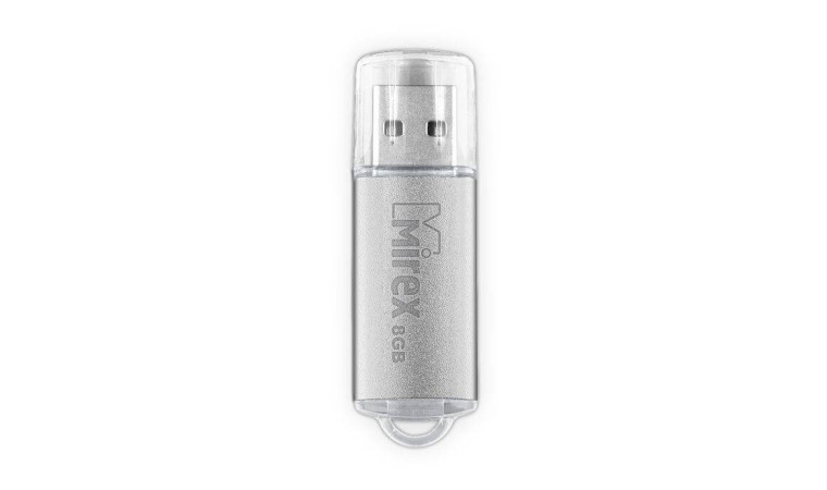 Флешка USB 2.0 Mirex UNIT SILVER 8GB (ecopack)