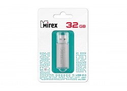 USB флэш-накопитель  32 ГБ  Mirex UNIT SILVER 32GB (ecopack)