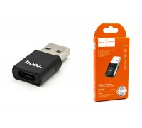 Переходник HOCO UA17 USB2.0 (M) --> Type-C (F)