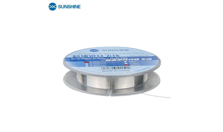 Провод для восстановления контактов на плате SUNSHINE SS-007E (0.07 mm x 200M) Silver Провод для восстановления контактов на плате SUNSHINE SS-007E (0.07 mm x 200M) Silver
