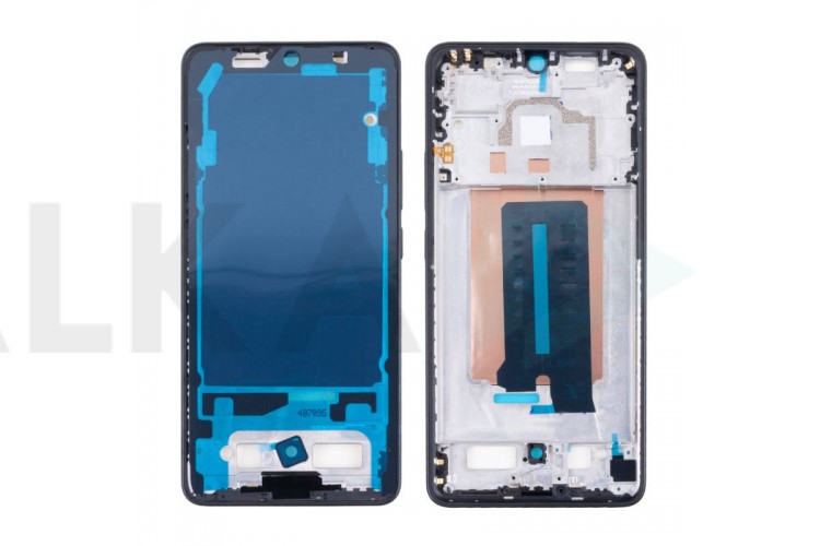Средняя часть для Xiaomi Poco X6 Pro 5G (2311DRK48G) (рамка дисплея) черный, с разбора