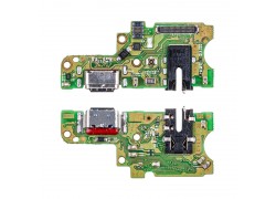 Шлейф для Tecno Pova 6 4G (LI7) с разъемом зарядки + разъем гарнитуры (плата) HQ