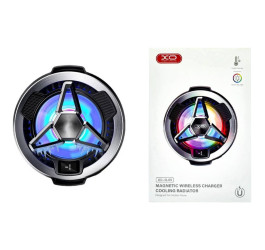 Игровой кулер XO SL05 Magnetic suction heat sink with universal clip, temperature display, and wireless charging function
