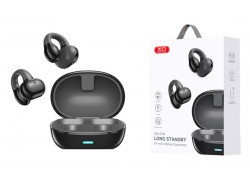 Наушники вакуумные беспроводные XO G18 Lemon Clip Ear Long Life TWS Bluetooth Headset (Черные)