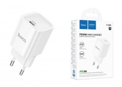 Сетевое зарядное устройство USB-C HOCO C148A PD 30W (белый)