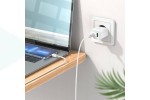 Сетевое зарядное устройство USB + USB-C HOCO C80A Plus Rapido PD20W+ QC3.0 (белый)