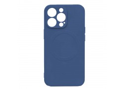 Чехол для iPhone 11 Pro Max (6.7) MagSafe (синий)