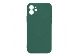 Чехол для iPhone 11 Pro Max (6.7) MagSafe (темно-зеленый)