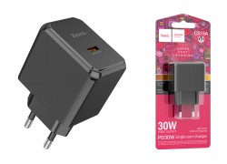 Сетевое зарядное устройство USB-C HOCO CS15A PD 30W (черный)