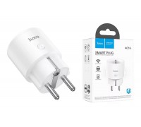 Сетевой адаптер-переходник Hoco AC16 Veloz smart socket (EU) белый