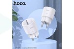 Сетевой адаптер-переходник Hoco AC16 Veloz smart socket (EU) белый