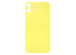 Задняя крышка (стекло) для iPhone 11 (желтый) легкая установка CE (литое стекло)