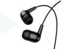 Наушники вакуумные проводные HOCO M97 Enjoy universal digital earphones with microphone штекер Type-C (черный)