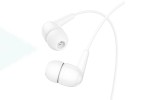 Наушники вакуумные проводные HOCO M97 Enjoy universal digital earphones with microphone штекер Type-C (белый)