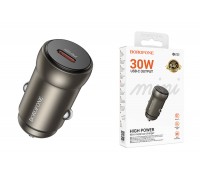 Автомобильное зарядное устройство АЗУ Type-C BOROFONE BZ32 Fresh single port PD30W (золотой)