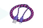 Кабель USB - Lightning HOCO X116 Meridian (фиолетовый градиент)